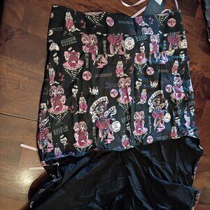 Too Fast Vintage Mini- High low skirt.